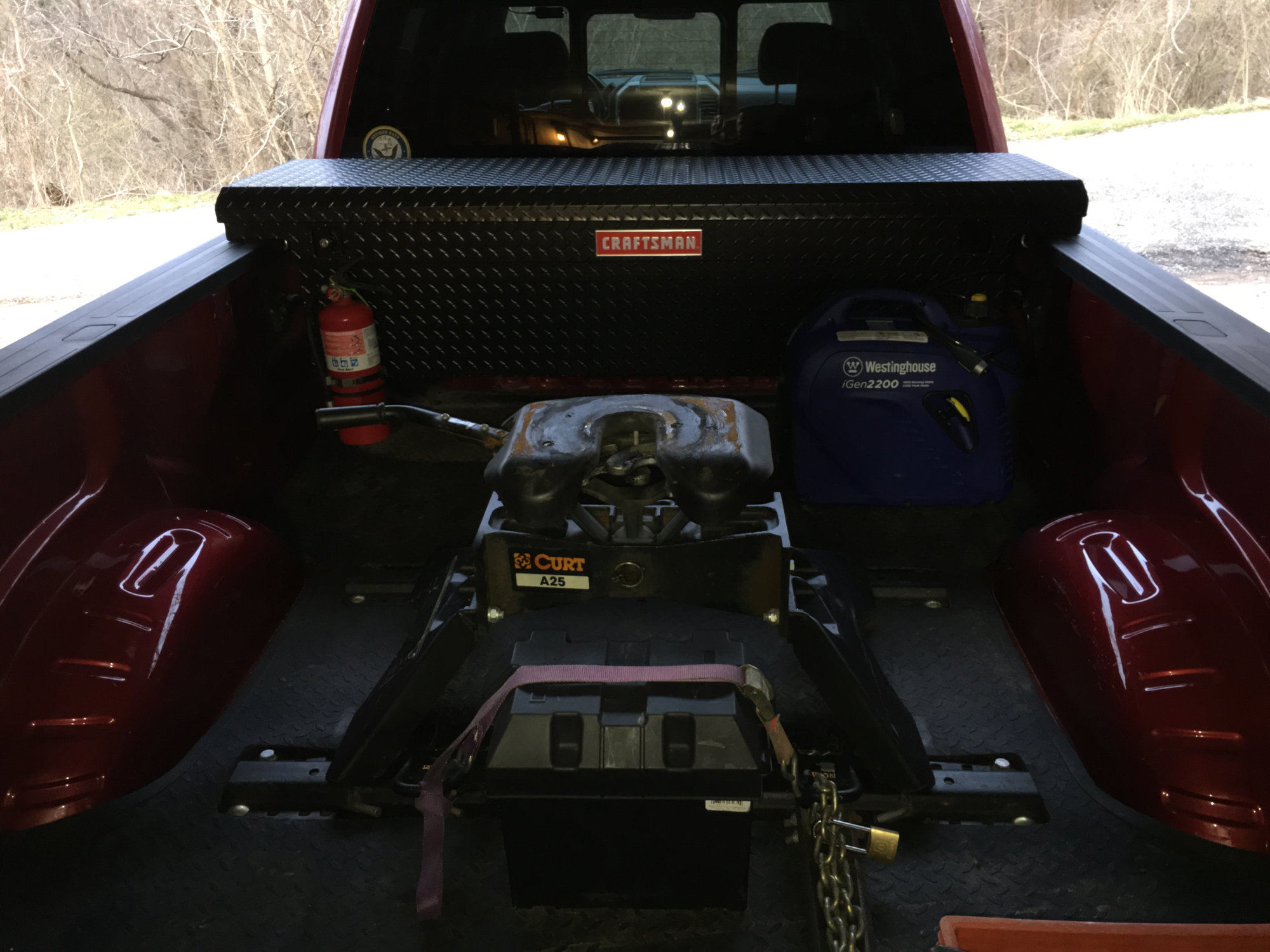 Long bed F350 with toolbox and 5th wheel hitch Ford Truck Enthusiasts