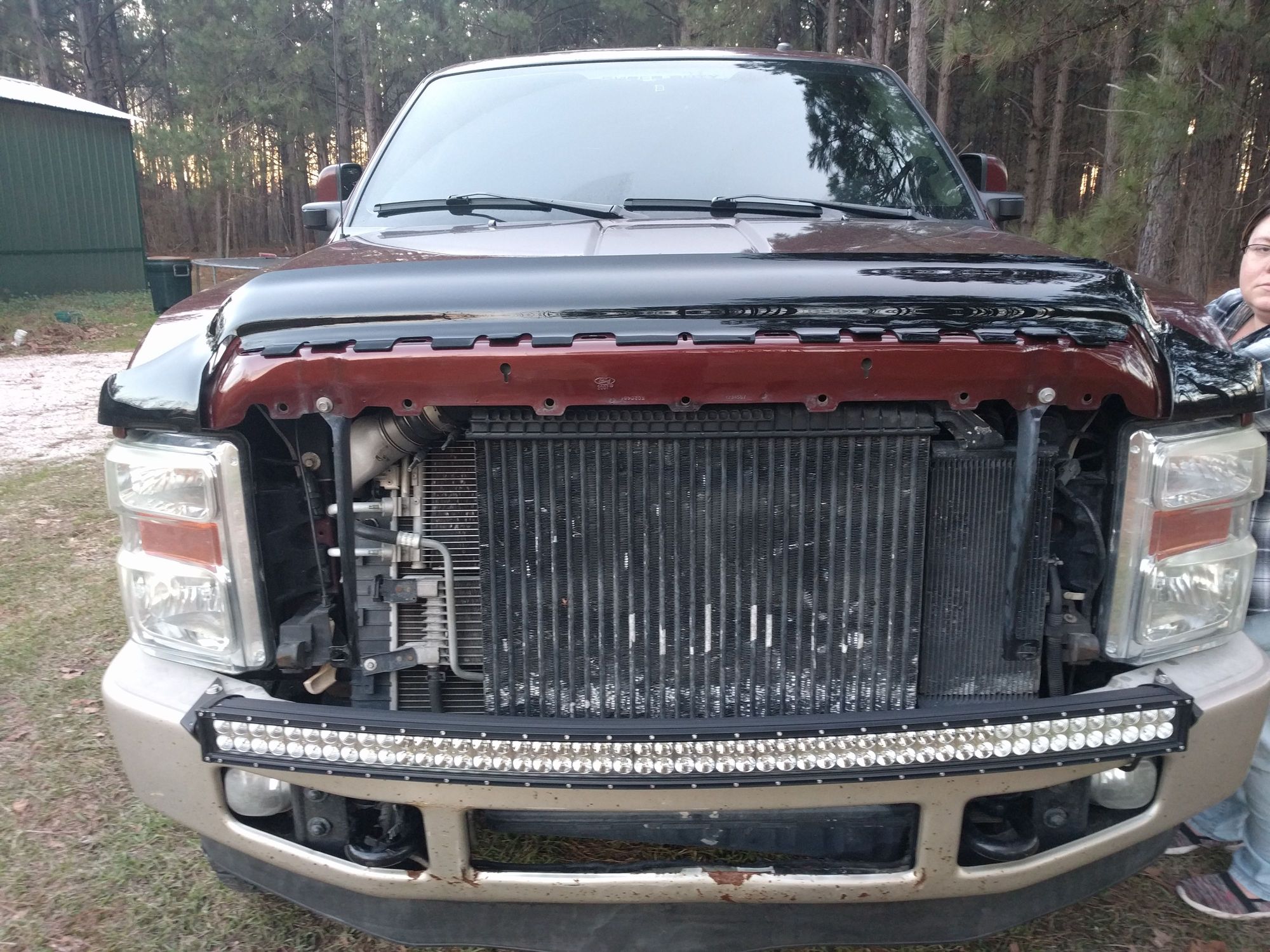 F350 hood rock/bug deflector Page 3 Ford Truck Enthusiasts Forums