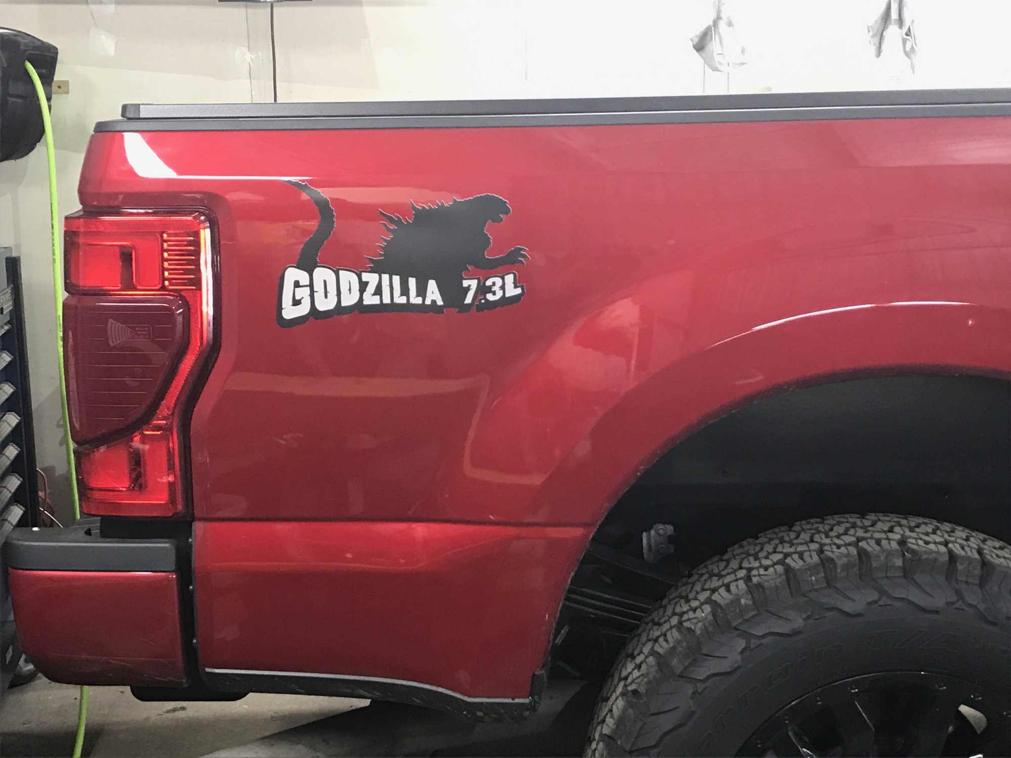 Godzilla 7.3L Decal/sticker 4x4 