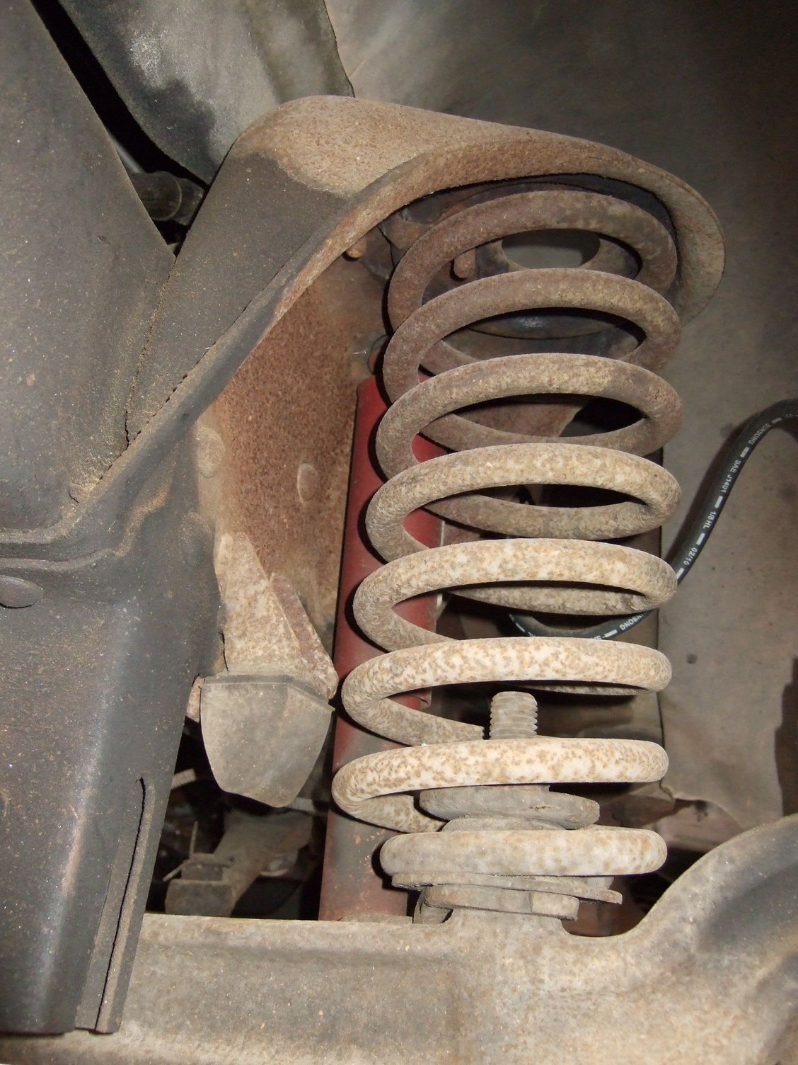 What is length of standard front end F100 coil spring? Ford Truck