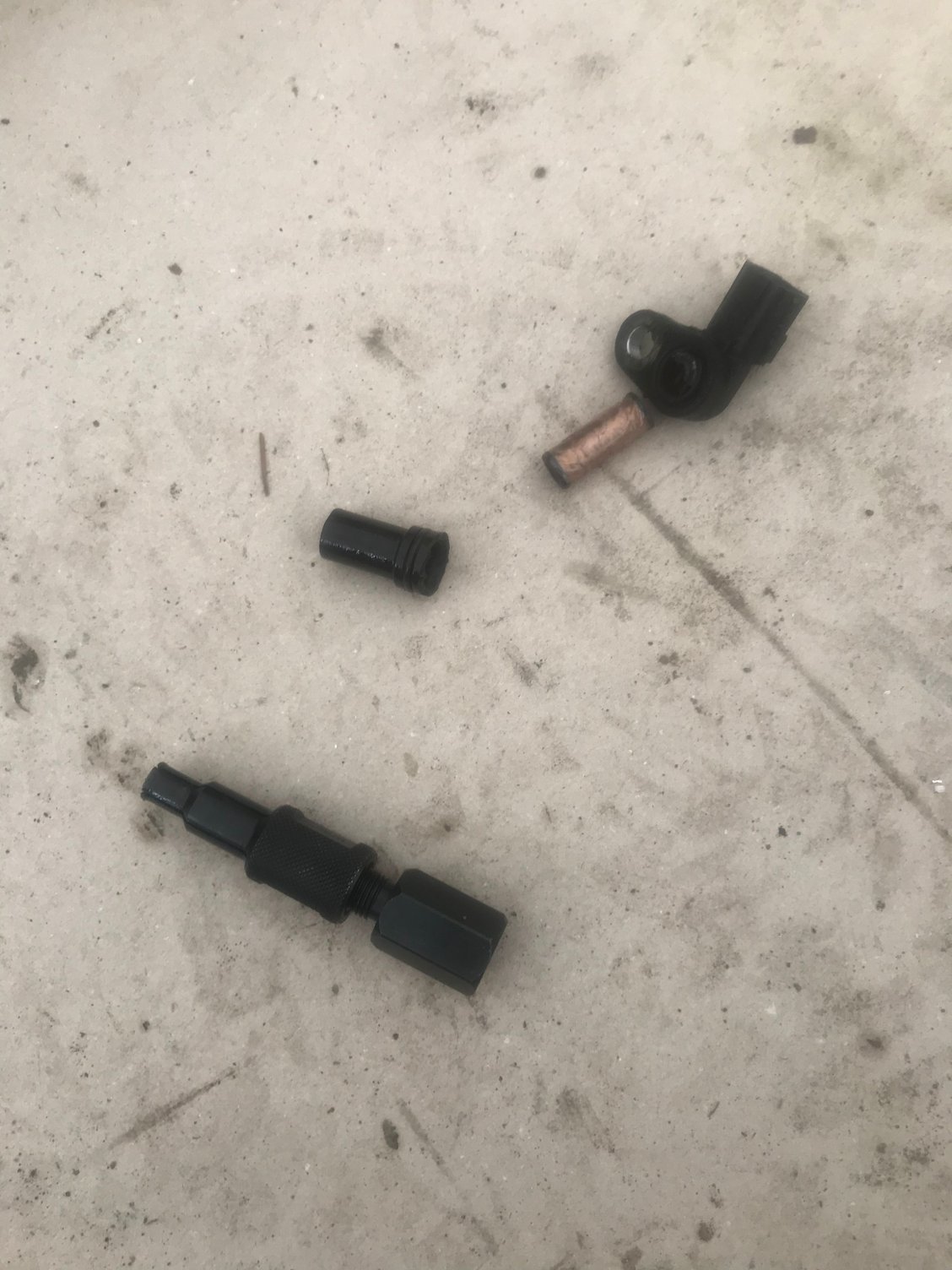 crank sensor broke in the block PLEASE HELP!!!!!! Ford Truck