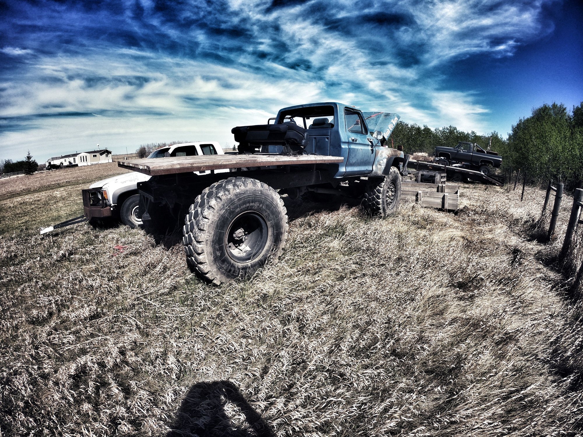 1975 F600 4x4 On 53 Millitary Tires Ford Truck Enthusiasts Forums