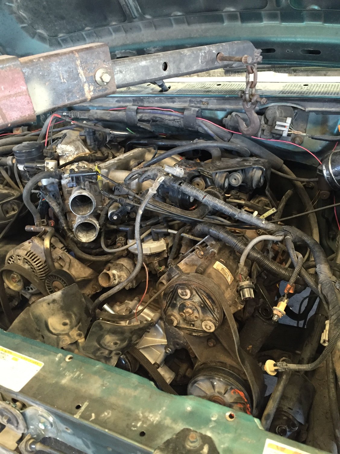 96 4.9 engine swap with 94 5.8 motor - Page 2 - Ford Truck Enthusiasts