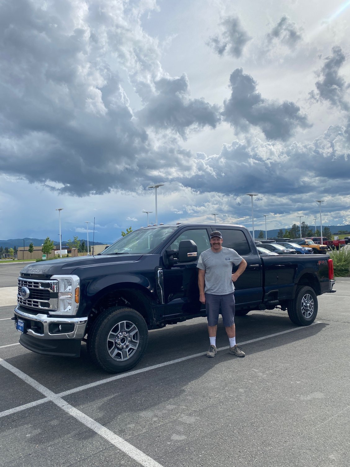 Here it is. Antimatter and lariat wheels on my very late 2025 xlt order. I hope it treats me as well as the 2000 v10 has. 
