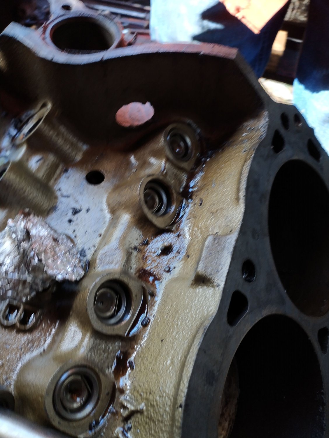 Hole in my block Ford Truck Enthusiasts Forums