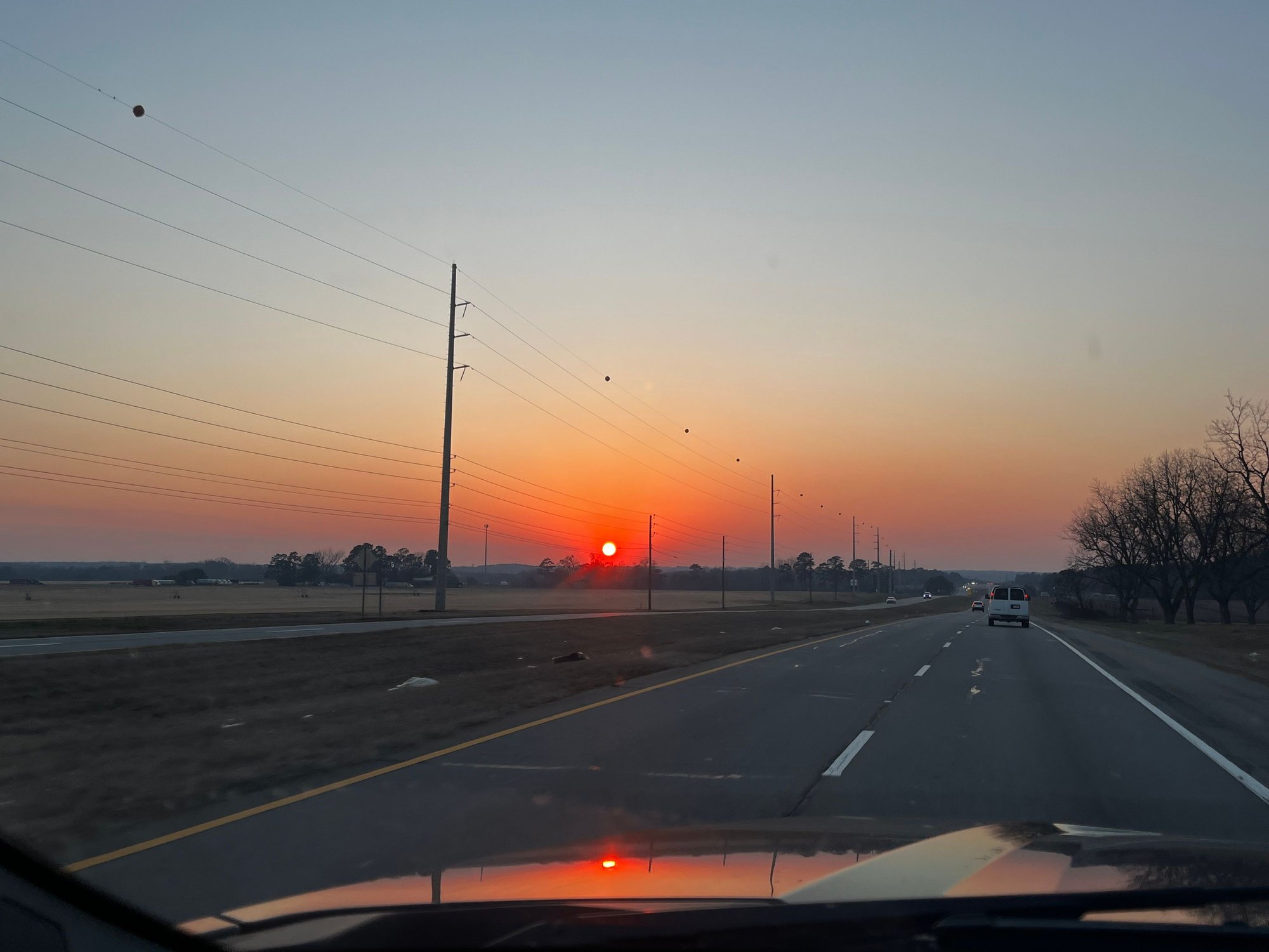 On my way home
