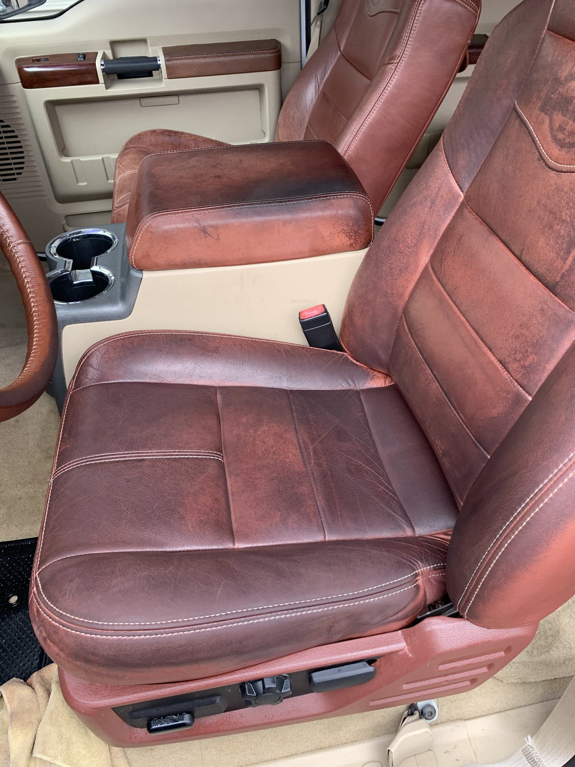 King Ranch Leather Refinished Ford Truck Enthusiasts Forums