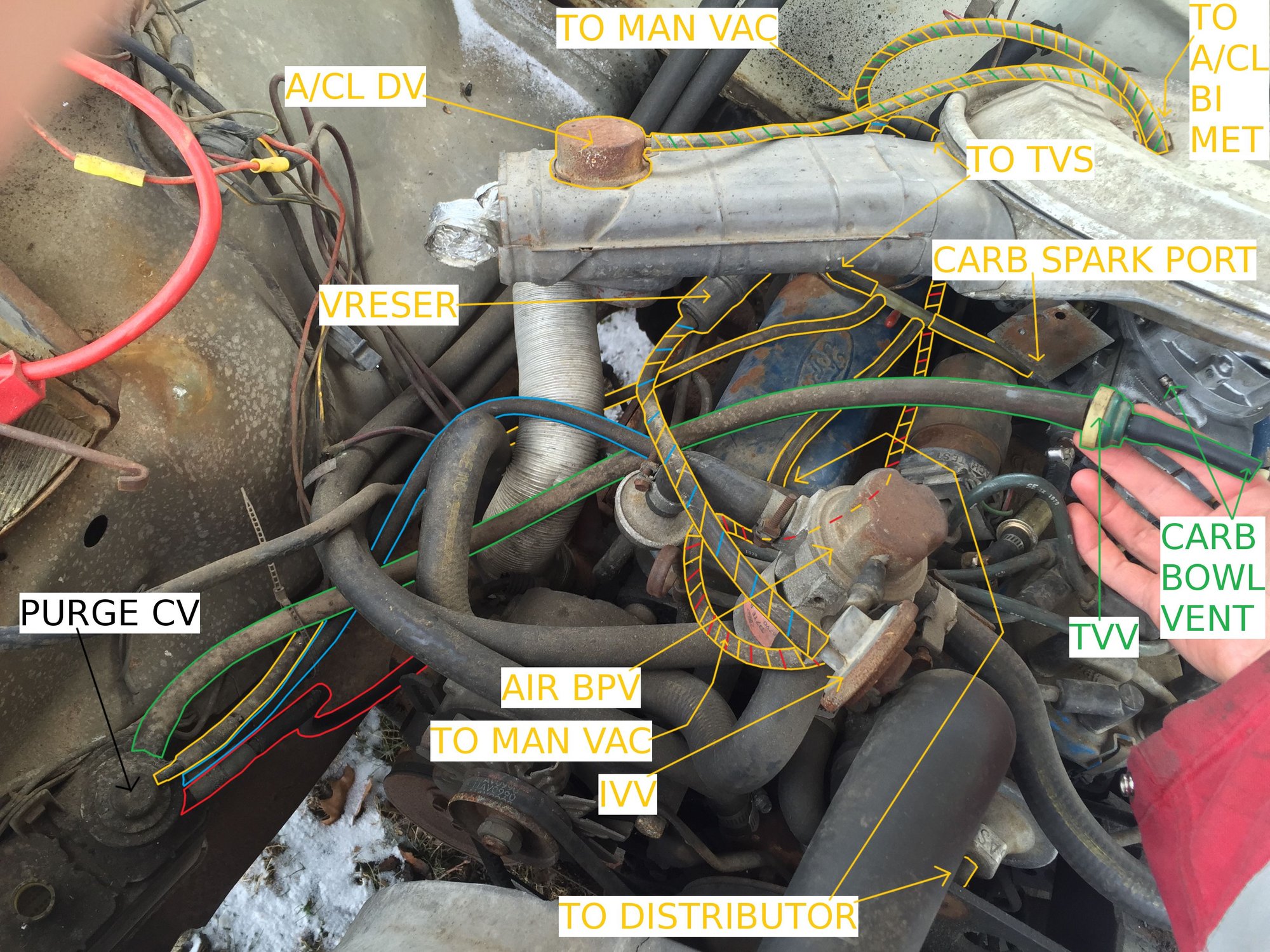 Where to connect vacuum advance - Page 2 - Ford Truck Enthusiasts Forums