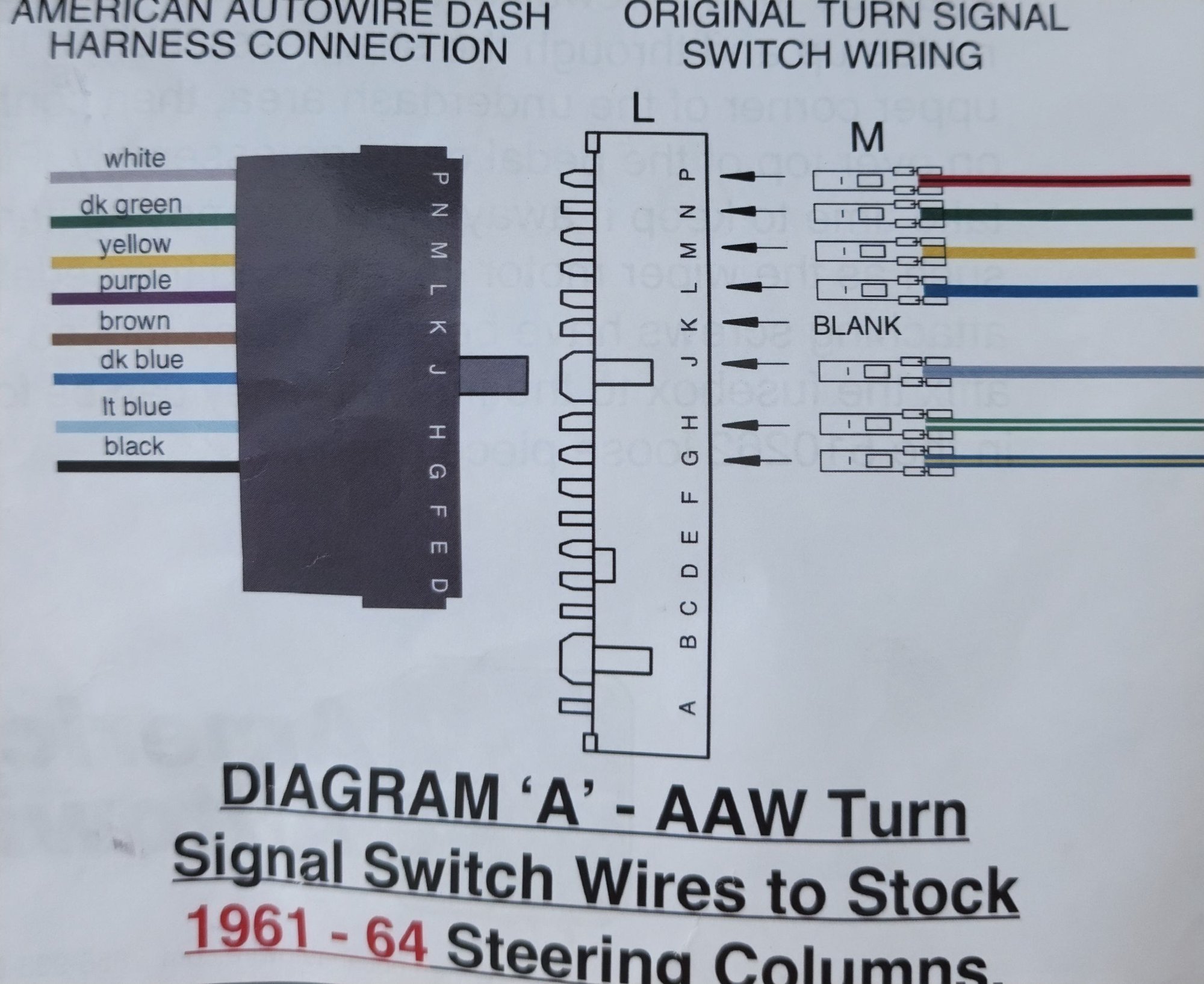 1962 F100 2WD Turn Signal Switch Wiring - Ford Truck Enthusiasts Forums