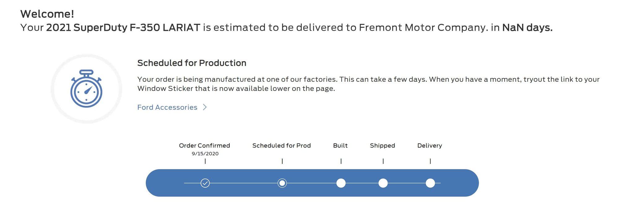 2021 Ford Super Duty Order Tracking Thread. Please NO Off Topic - Page