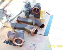 Copper coated flanges