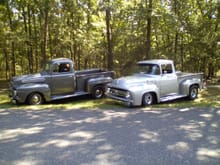 1951 f-1 and 1956 f-100