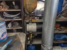 Oil filtering setup