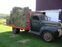 My 46 with a load of hay in 2008