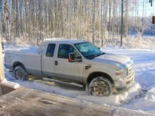 Truck's first snowfall