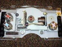 Back side of the 89 Astro van instrument panel with the oil pressure motor removed
