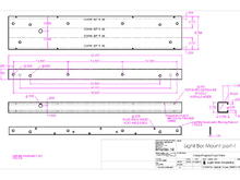 Light Bar Assembly drawing page 2 of 3