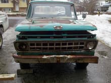 65 F100 4x4 project from the rust pile parts truck