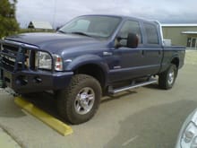 Right front view, 2007 F350