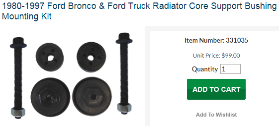 Radiator Core Support Bushings Replacement - Ford Truck Enthusiasts Forums