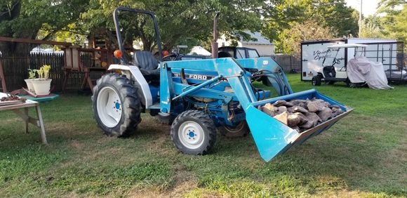 4 buckets worth. Glad i got the tractor.