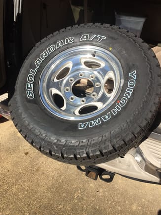 After reading through some other threads, I found that my spare tire was from mid  2004. I bought an OEM alloy wheel to replace the steel one and another Yokohama. Now I can put my spare in the rotation with the four and not have to worry that my spare may be past it’s usedul age.