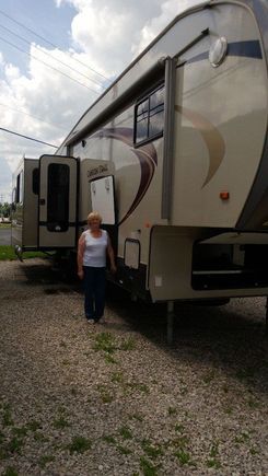 When we took delivery of fifth wheel