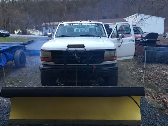 Led bar for plowing the drive