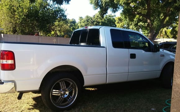Here she is with them 22's!!