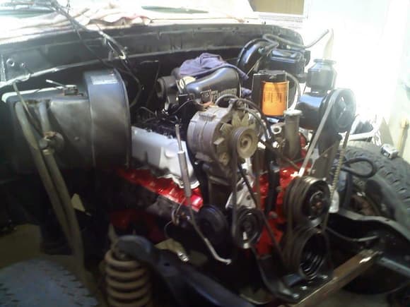 engine mounted