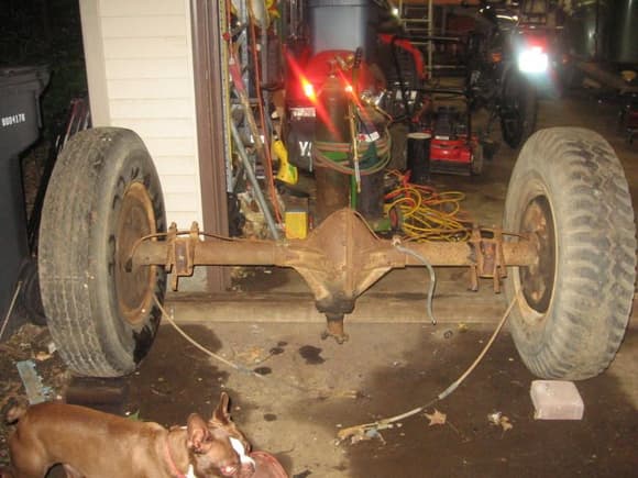 F-3 rear axle no longer needed. let me know if ya need it.