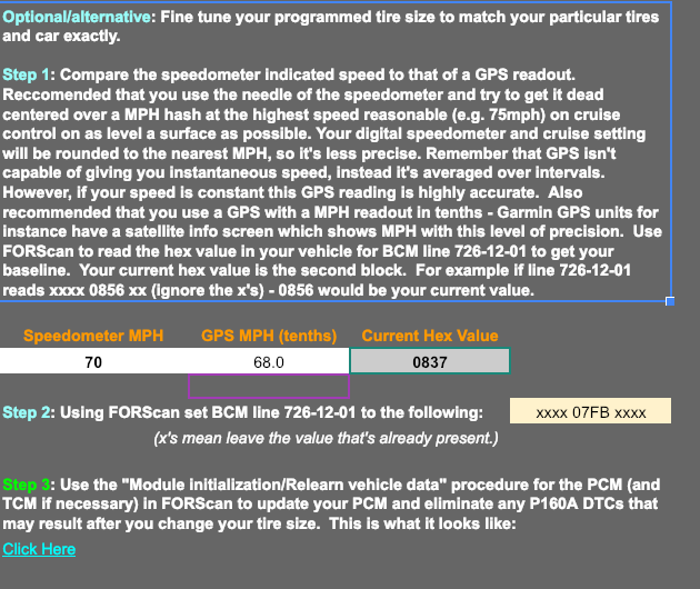 Changing Tire Size for Speedometer Ford Truck Enthusiasts Forums