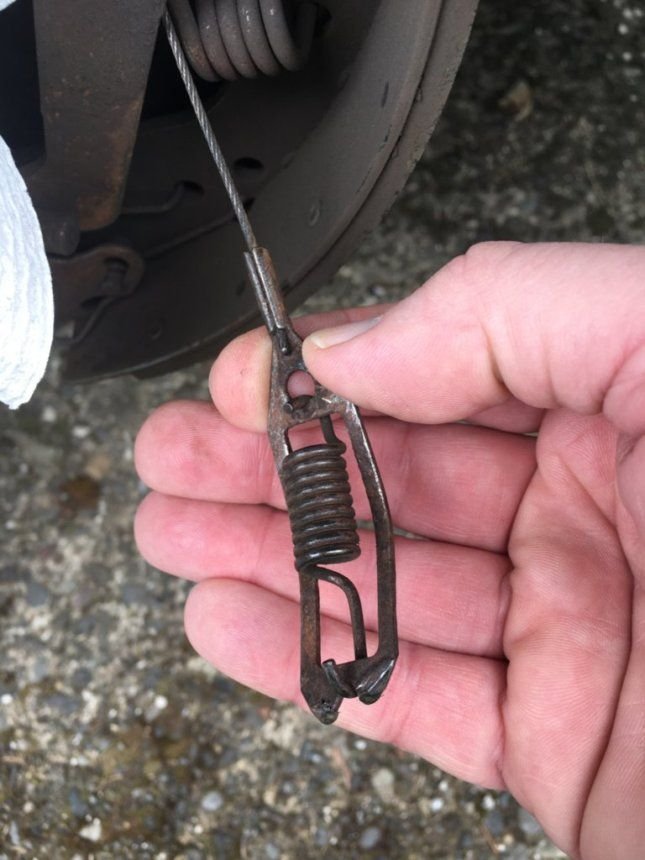 Rear Brake Adjusting Lever Cable Ford Truck Enthusiasts Forums