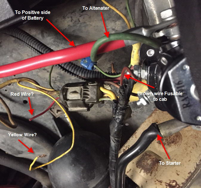 Starter Relay Wiring Question 84 F150, Ford Truck Starter Solenoid Wiring