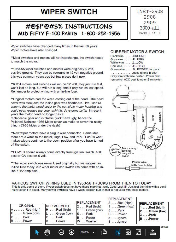 Wiper motor wiring - Ford Truck Enthusiasts Forums