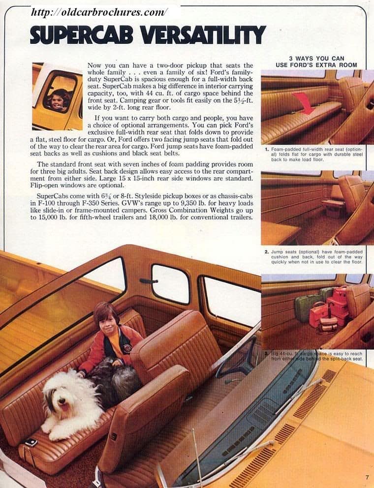 1979 Ford supercab rear bench seat #10