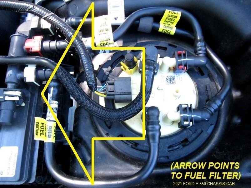 New F550 Missing Fuel Filter Ford Truck Enthusiasts Forums
