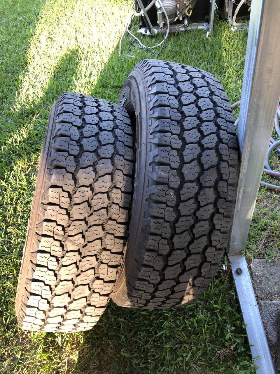 275/70r18 Goodyear Wrangler tiresalmost new Ford Truck Enthusiasts
