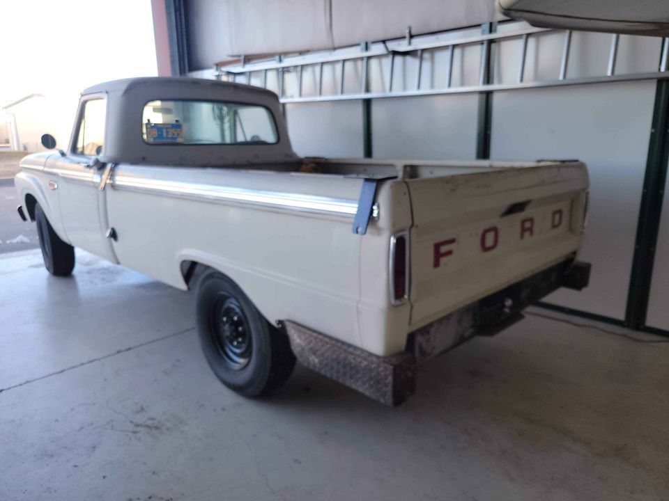 Rear bumper added by Doug Reddell.  Note the original Camper brackets bolted to the top rails.  