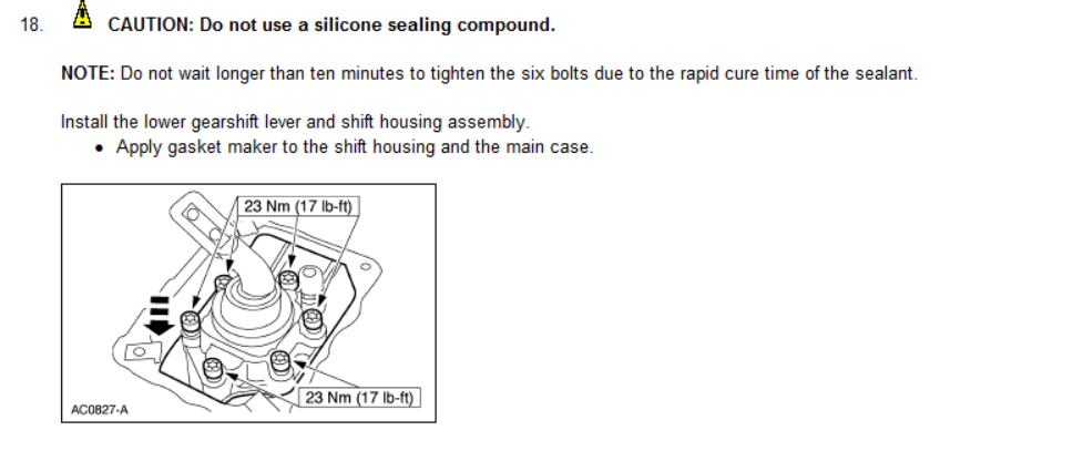 Zf6 shifter housing bolts - Ford Truck Enthusiasts Forums