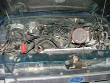 As you can see, we started to breakdown the top end remove all the aluminum parts so we could get them cleaned up and reinstalled.