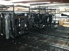 Some of our large parts in inventory.