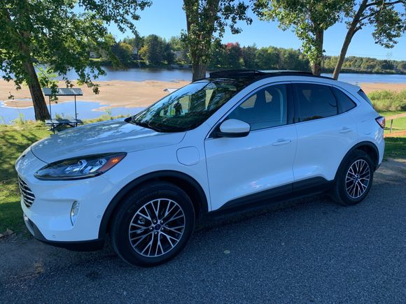 Hitting 80km range on battery power in the summer. Much better than advertised!