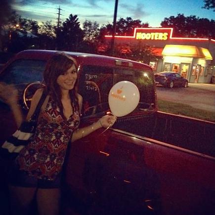 After she was towed the first time. Happy Birthday to me!