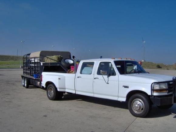 Hauling horses from Oklahoma to Nevada and back.