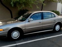 Grama is a 2002 Buick LeSabre Custom.  So far, all I've done is bathe her.  The previous owner took real good care of her.