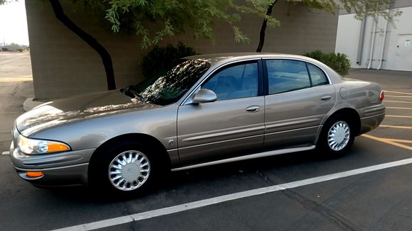 Grama is a 2002 Buick LeSabre Custom.  So far, all I've done is bathe her.  The previous owner took real good care of her.