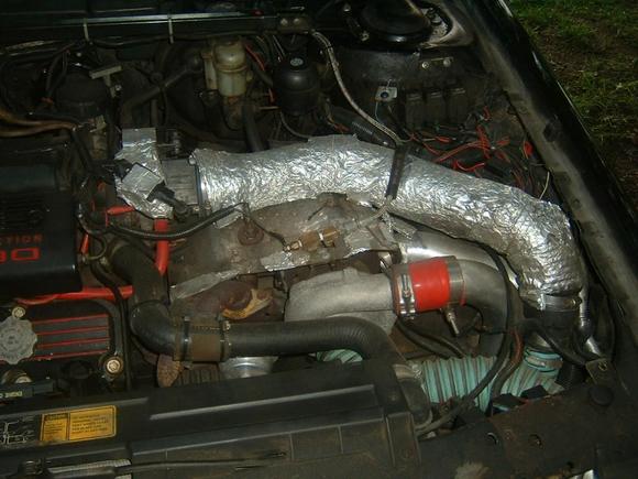 Turbo and cold air intake setup