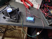 Testing pwm with cpu fan