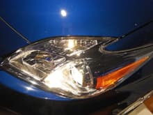 2010 Toyota Prius Drivers Side Headlight-on